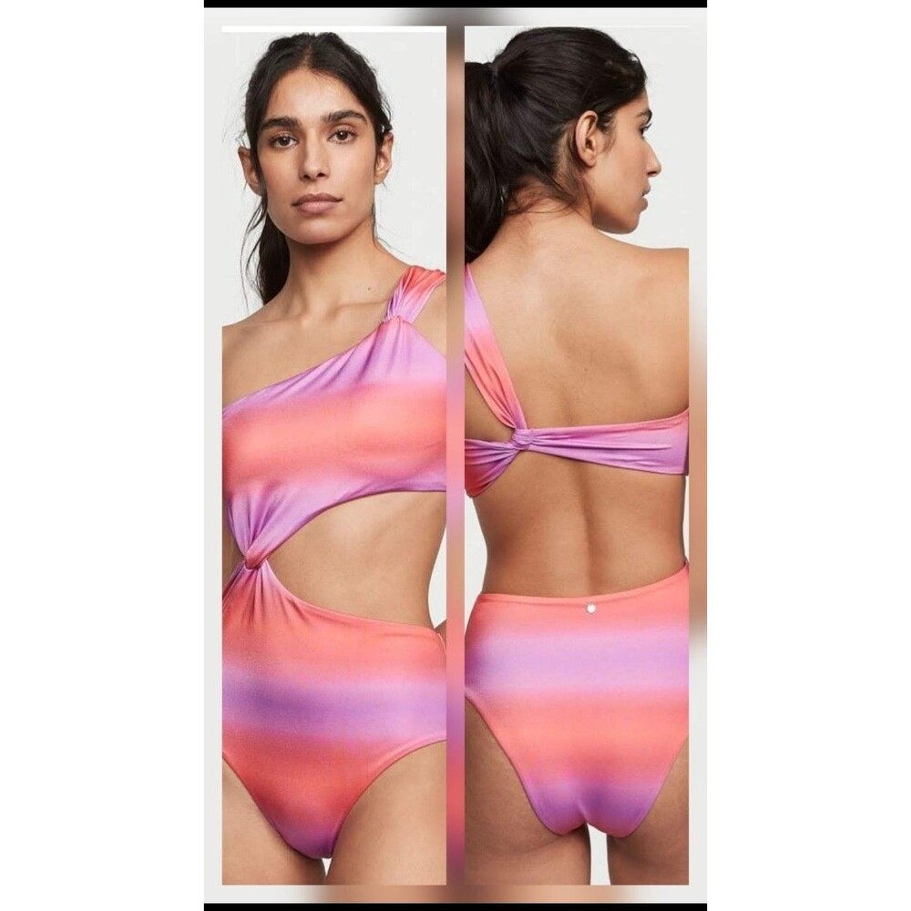 Victorias Secret VS twist monokini swimsuit tie dye L